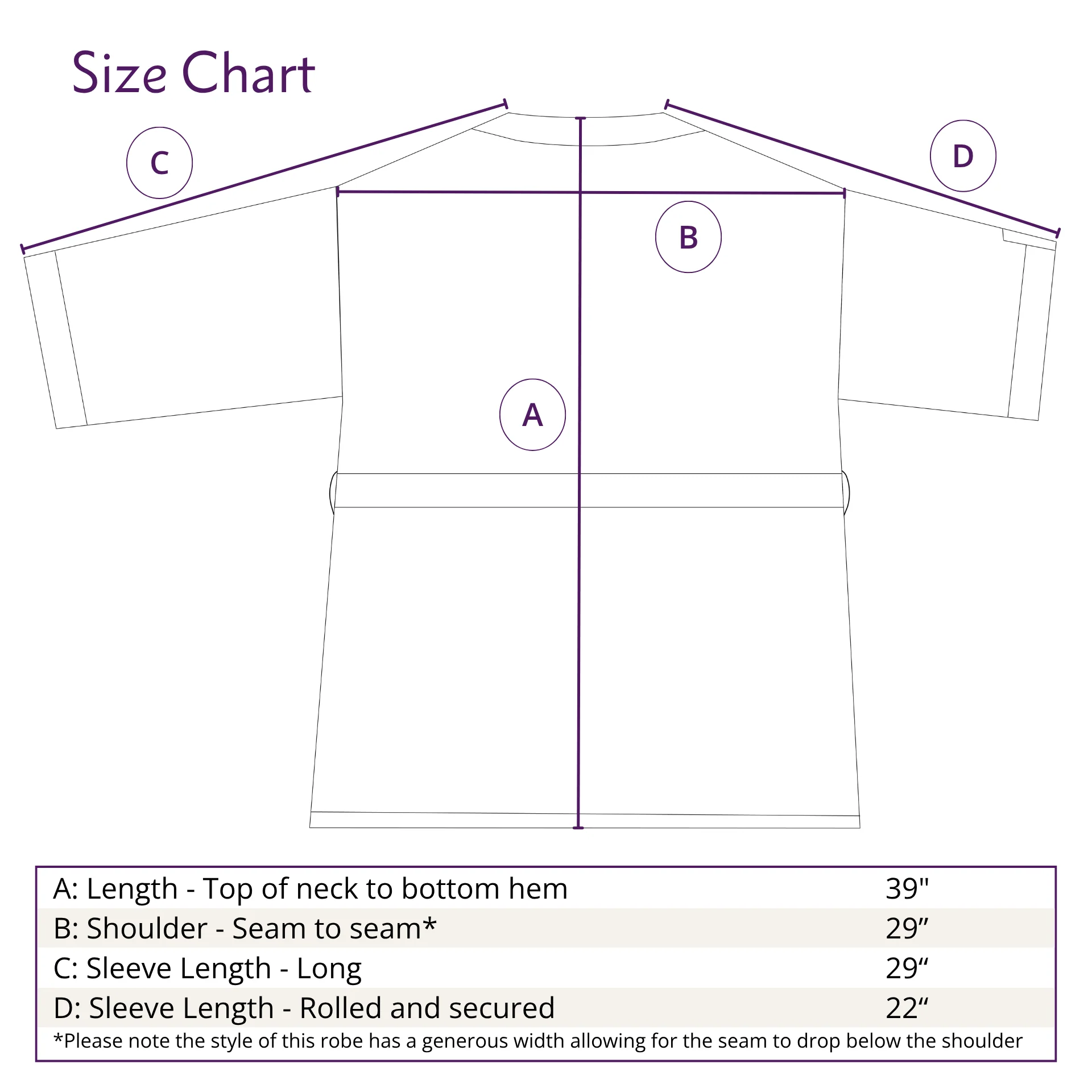 100% Pure Silk Robe - Cabernet - Image 4