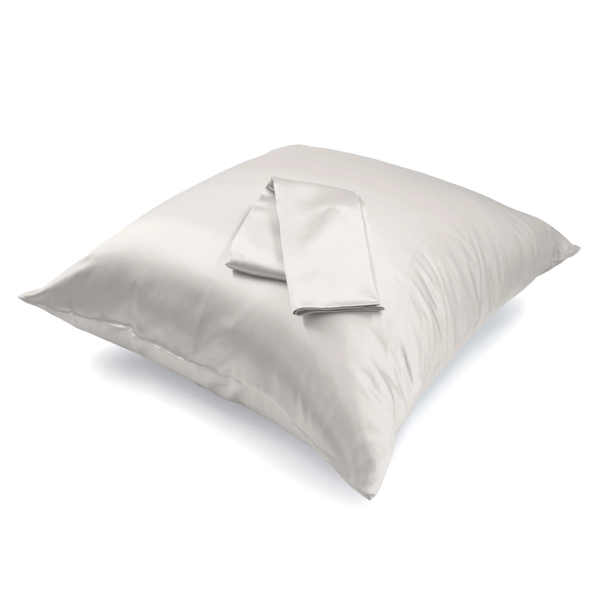 22 Momme Silk Euro Sham - Natural Ivory - Image 8