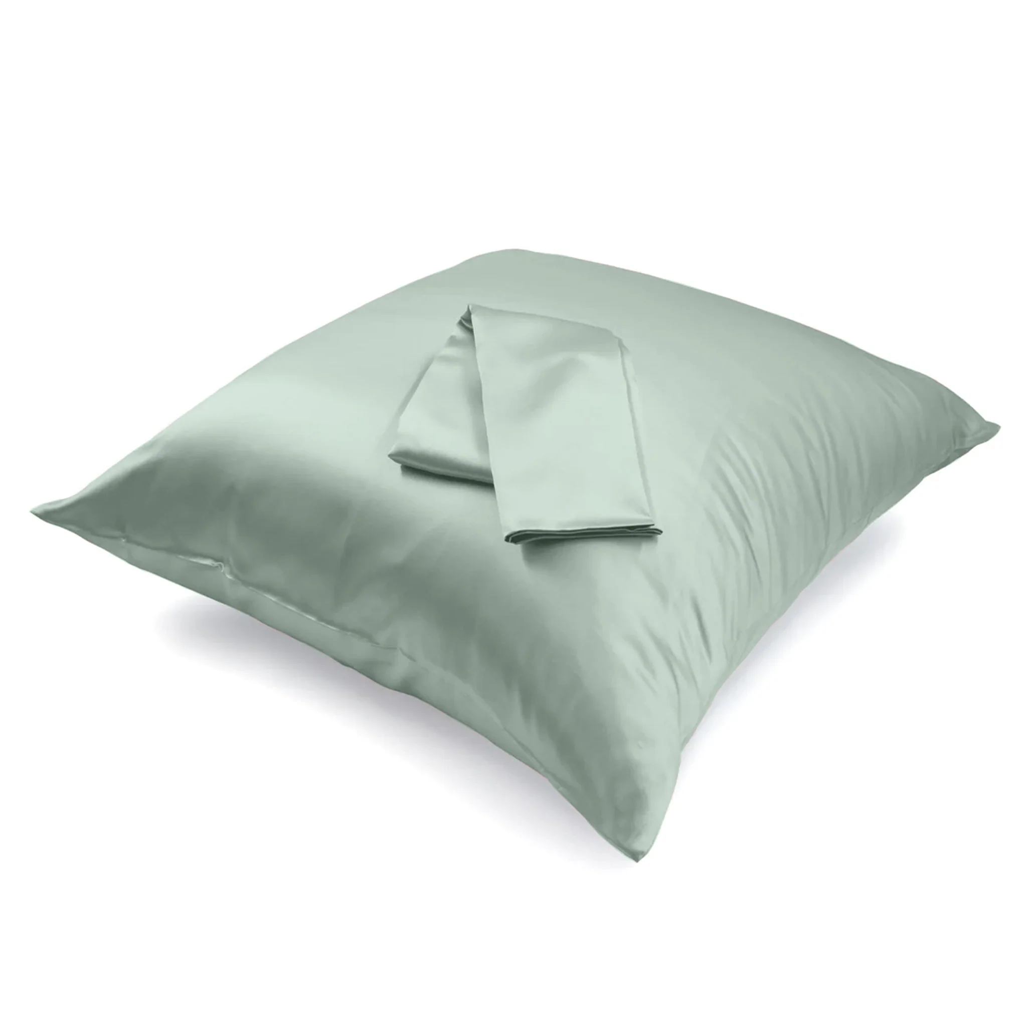 22 Momme Silk Euro Sham - Sage - Image 9