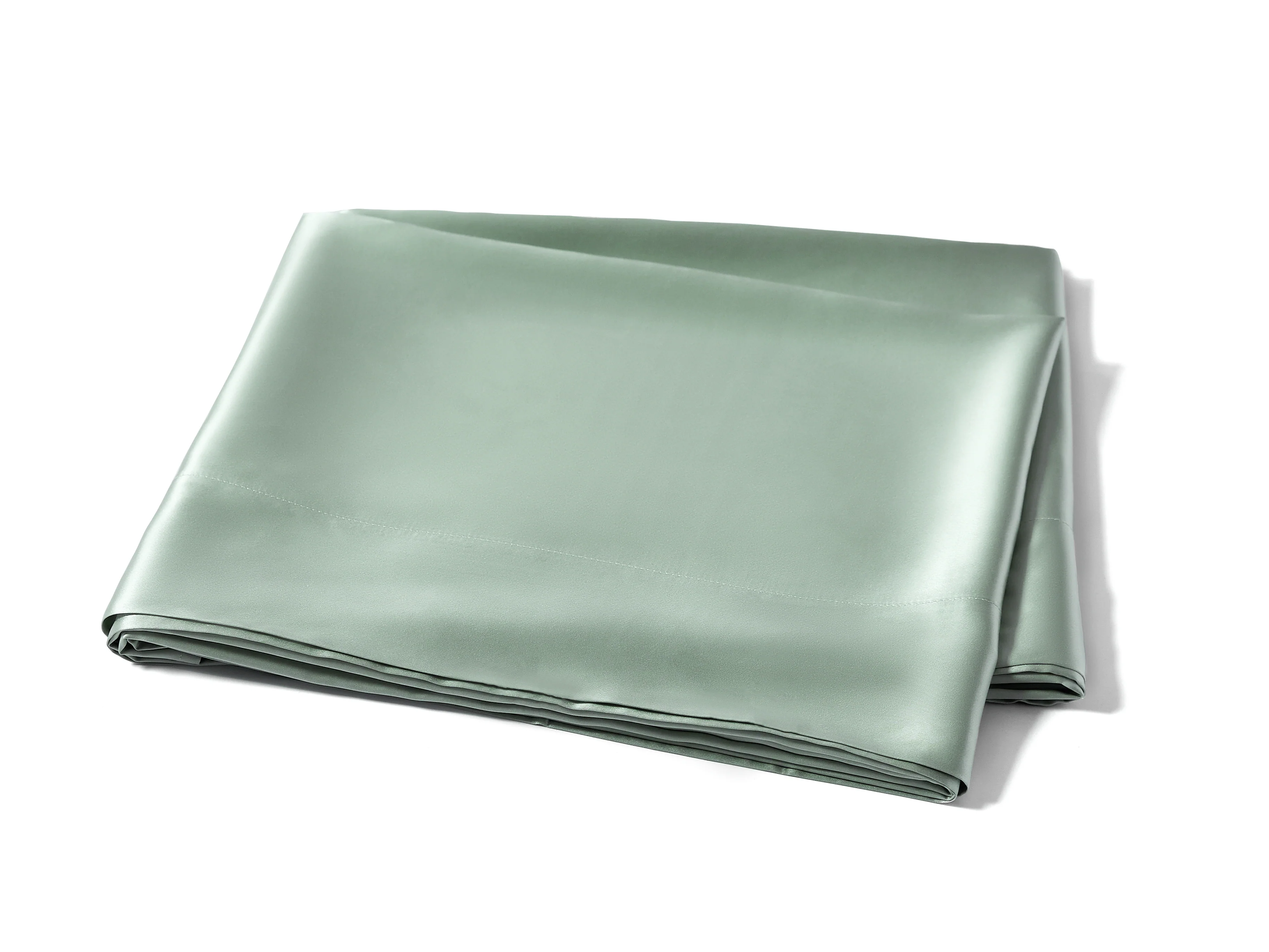 22 Momme Silk Flat Sheet - Sage - Image 5