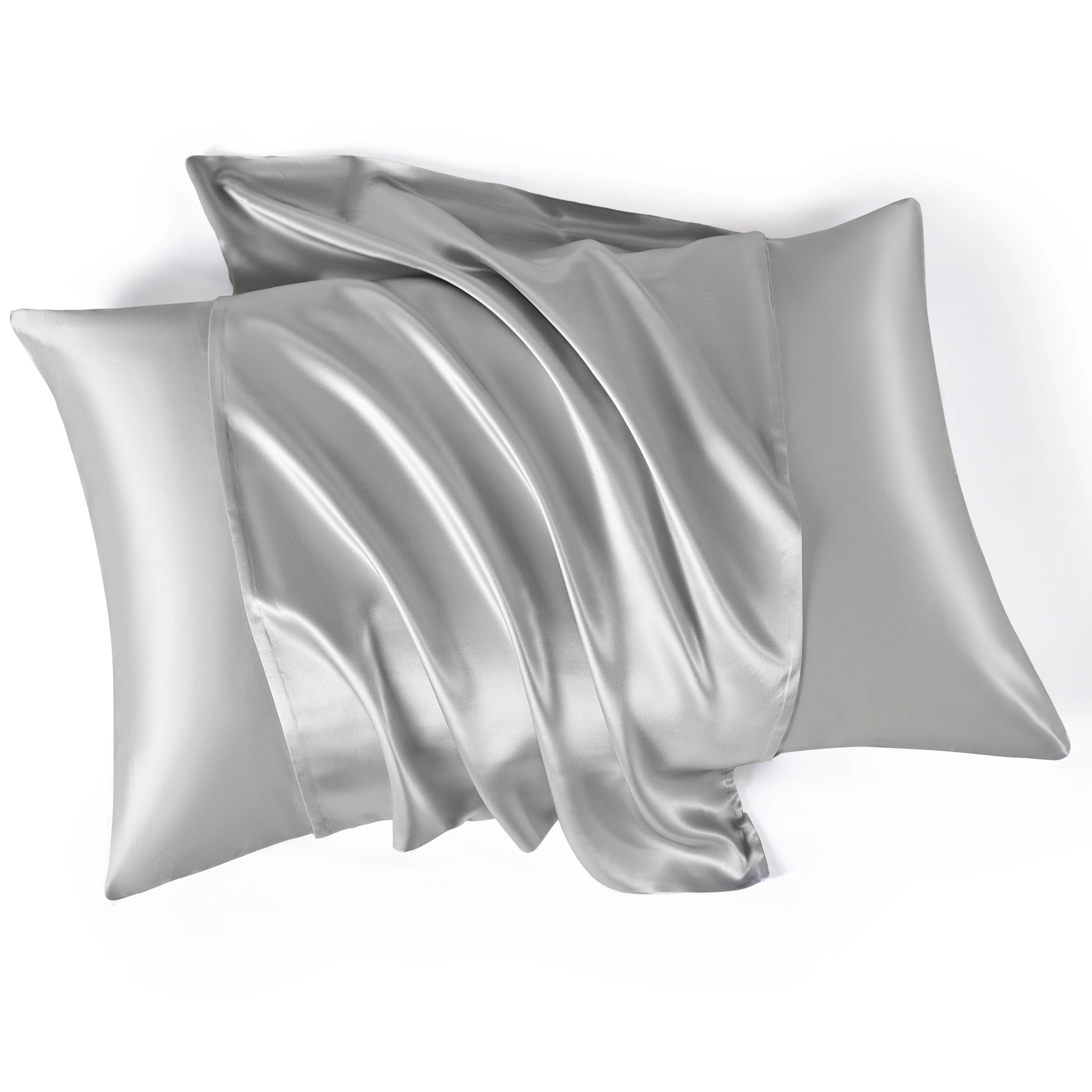 30 Momme Silk Pillowcase - Silver - Image 8