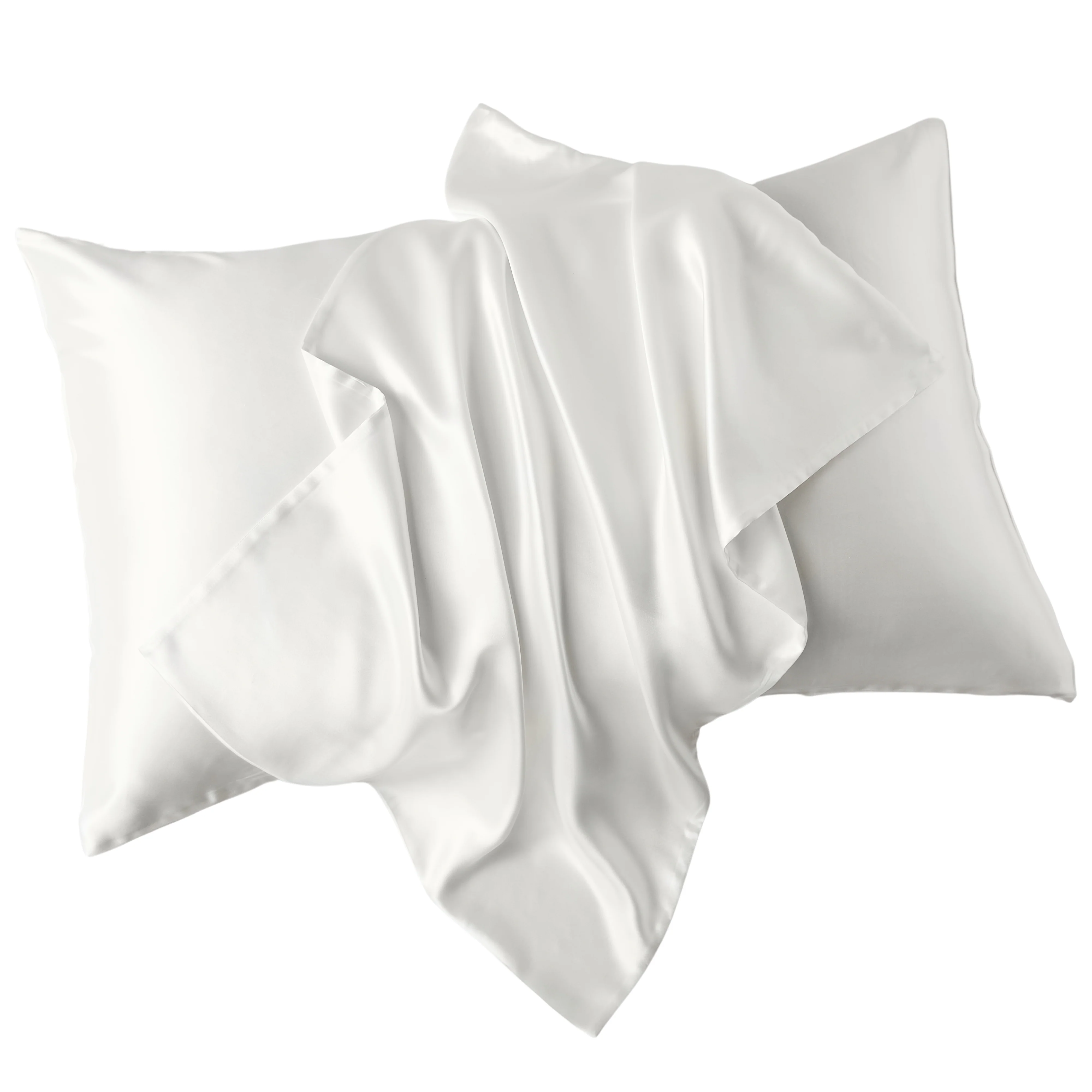 30 Momme Silk Pillowcase - White - Image 8