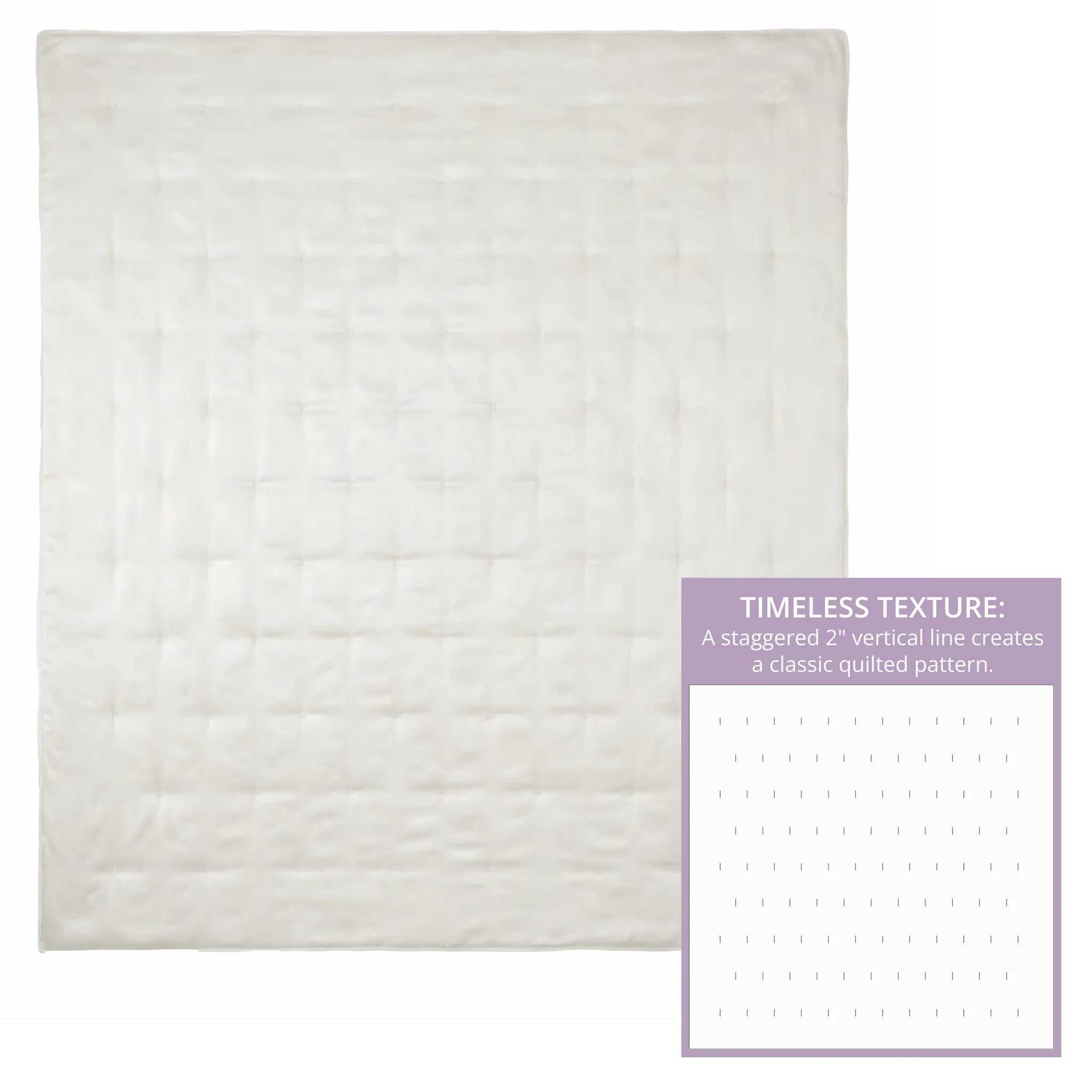 Harmony Quilted Mulberry Silk Bedspread - Natural Ivory - Image 8