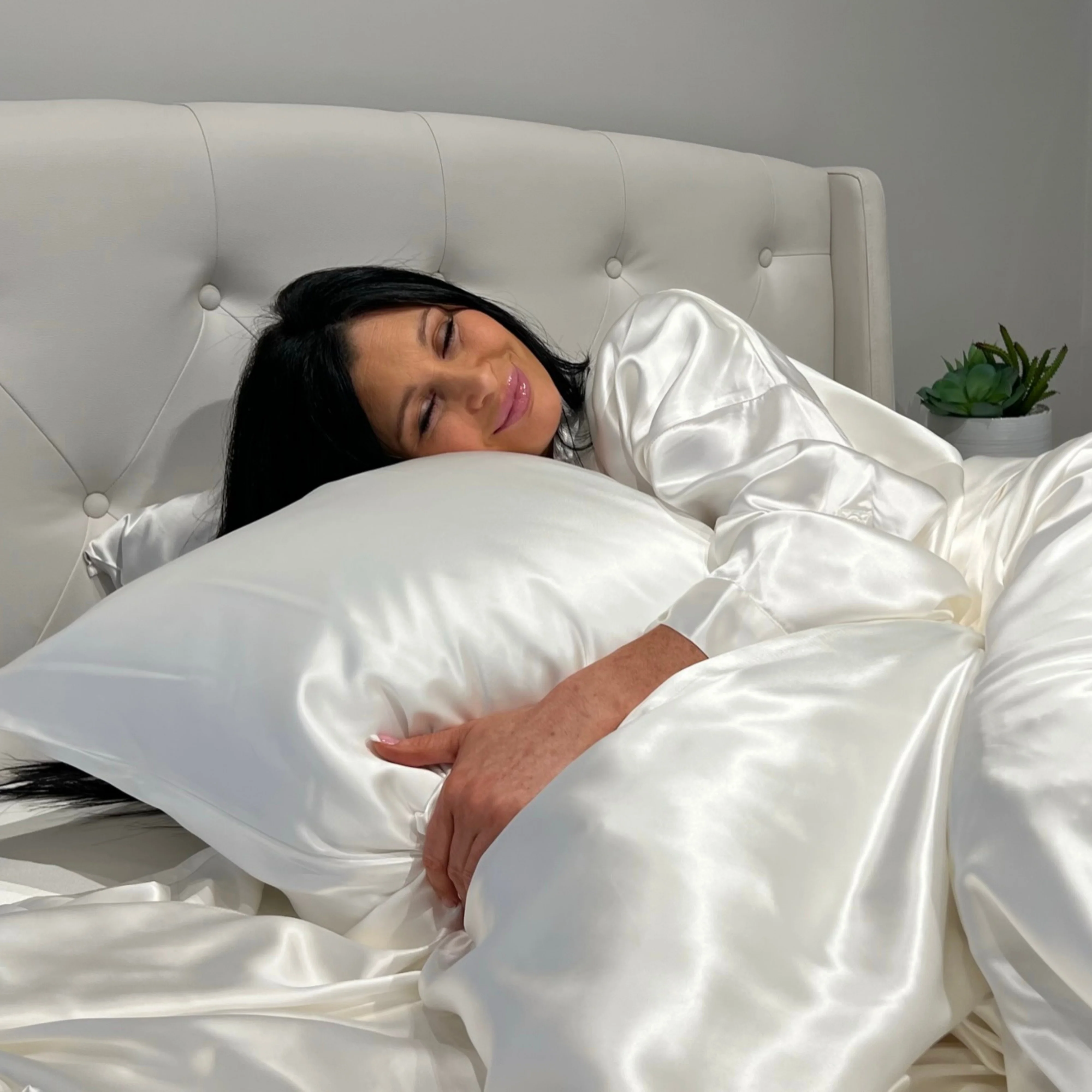 22 Momme Silk Pillowcase - Natural Ivory - Image 7