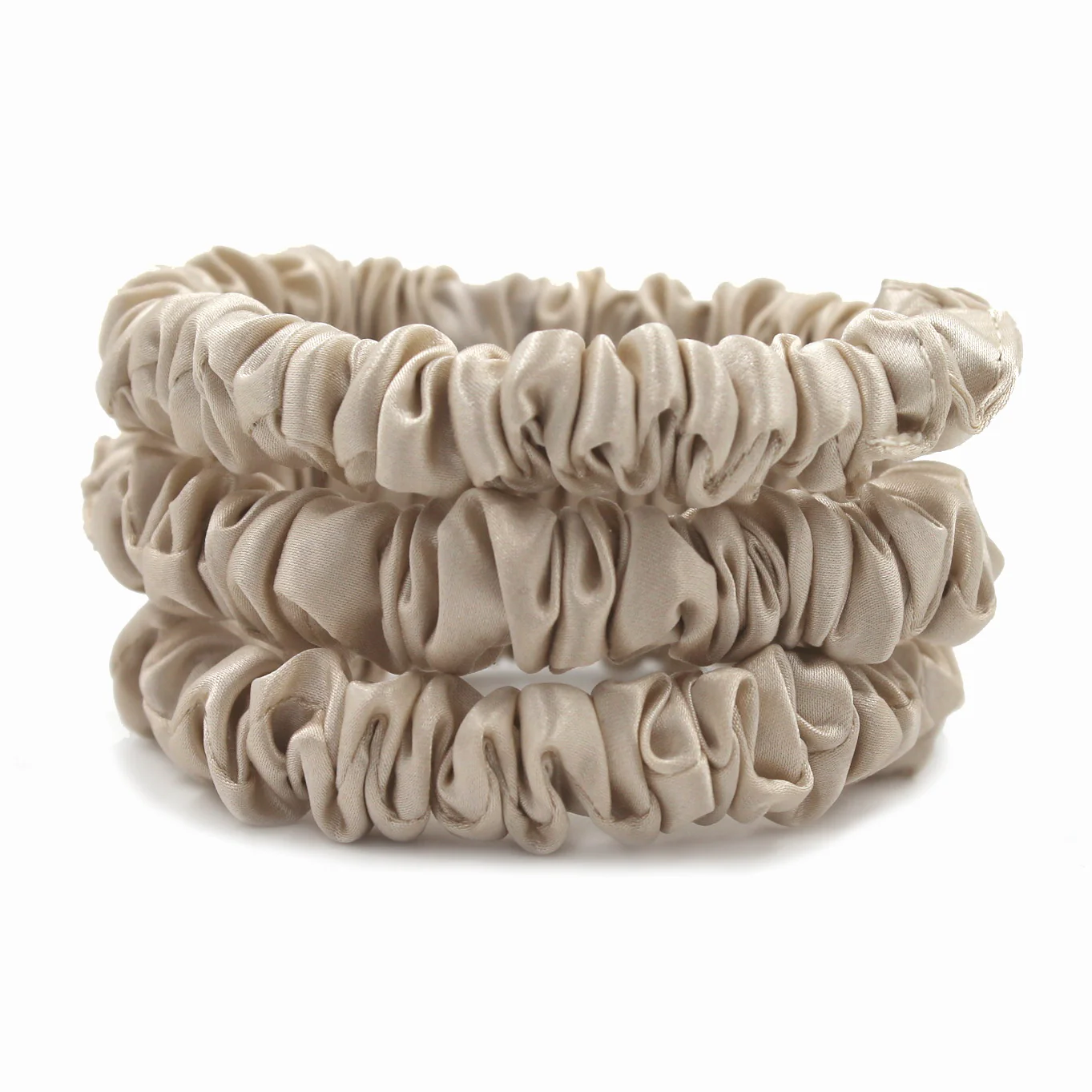 Silk Scrunchies - Sand - Image 12