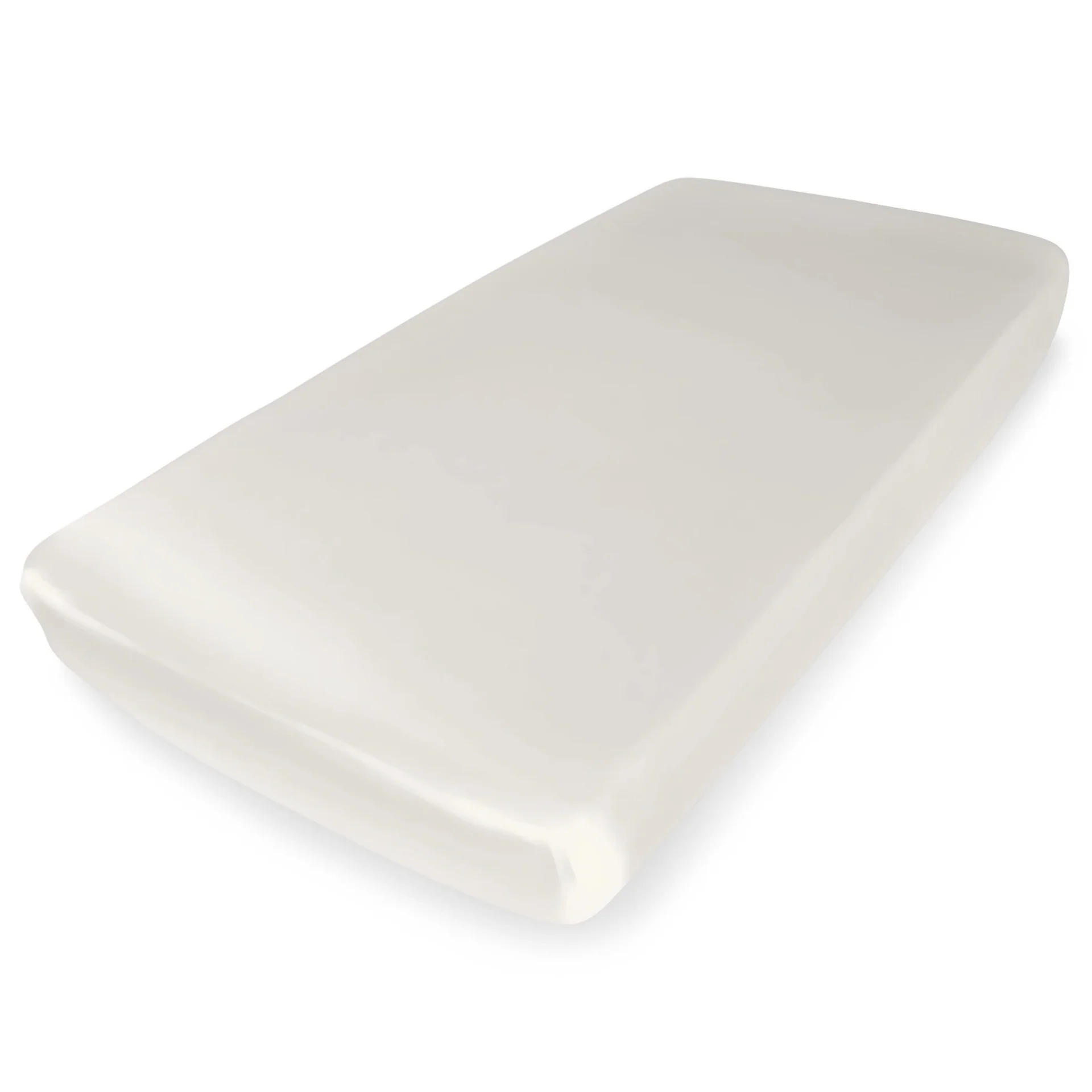 Silk Crib Fitted Sheet - Natural Ivory - Image 3