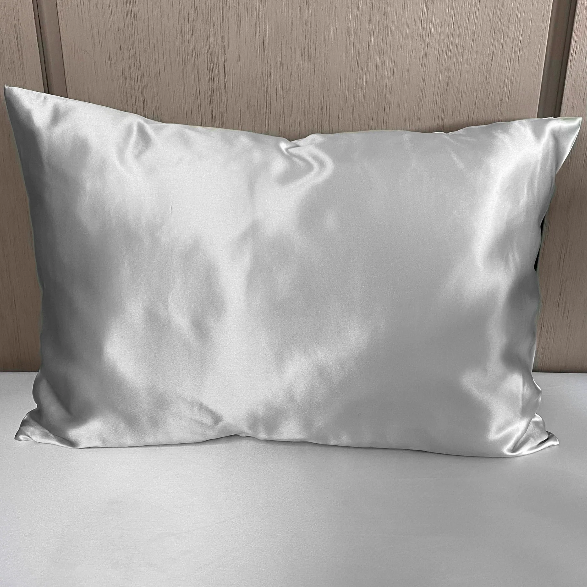 Pure Silk Toddler Pillowcase - Sleepy Silver - Image 2