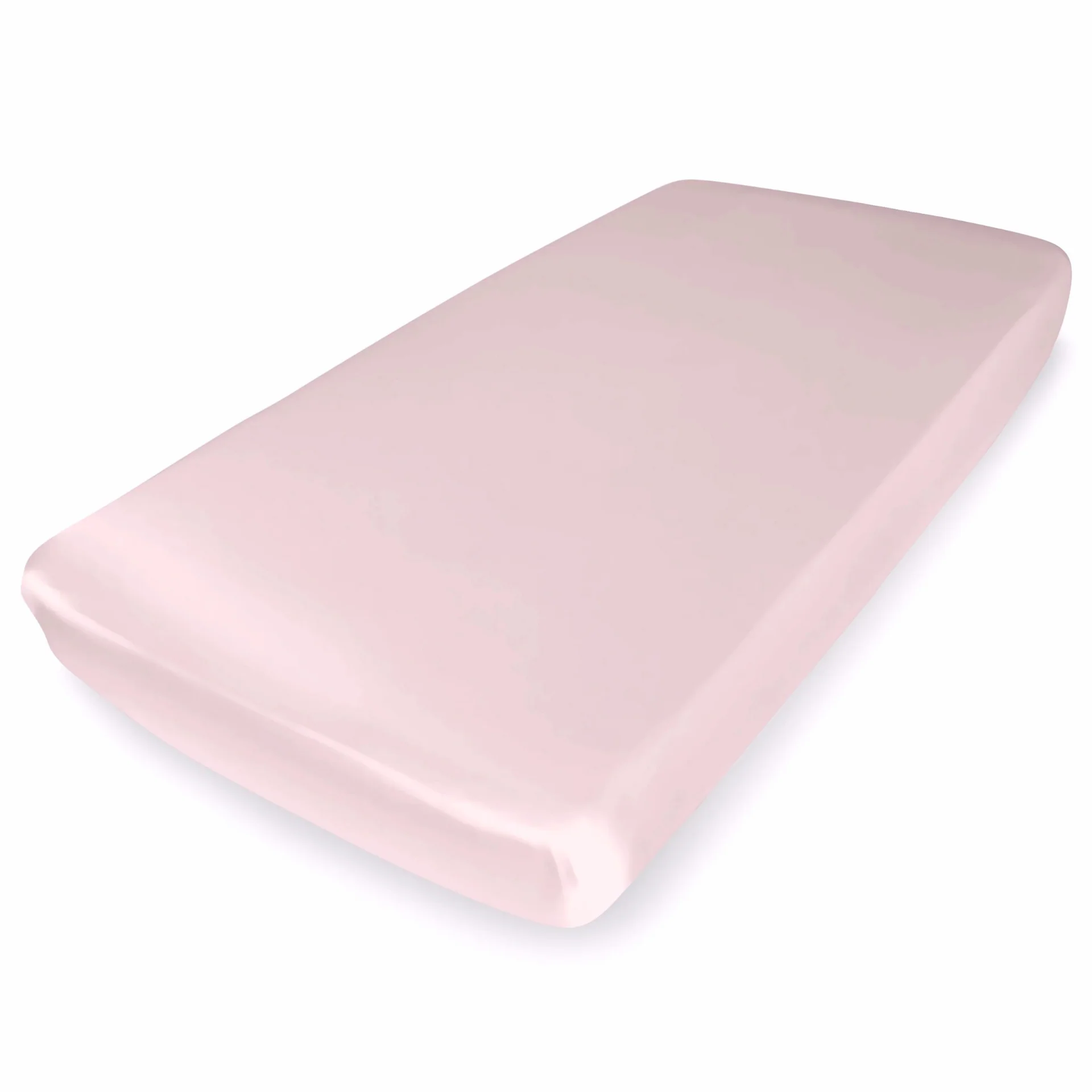 Silk Crib Fitted Sheet - Lullaby Pink - Image 3