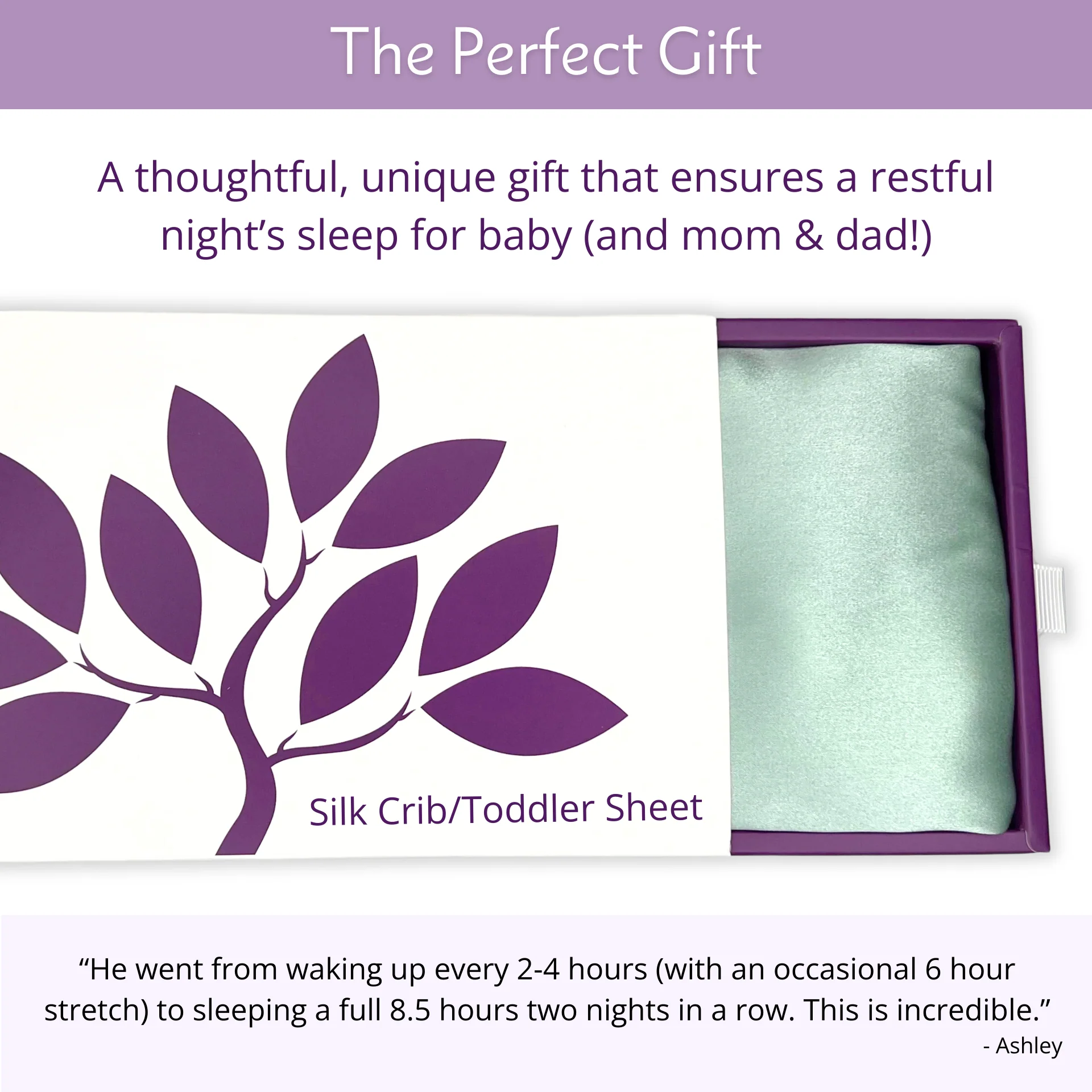 Silk Crib Fitted Sheet - Lullaby Pink - Image 7