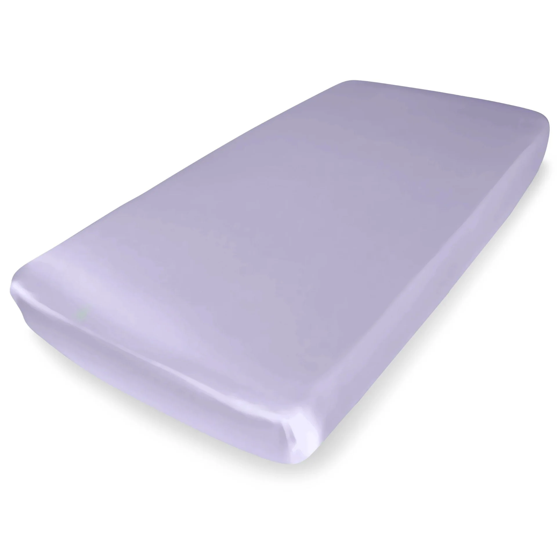 Silk Crib Fitted Sheet - Peaceful Purple - Image 3