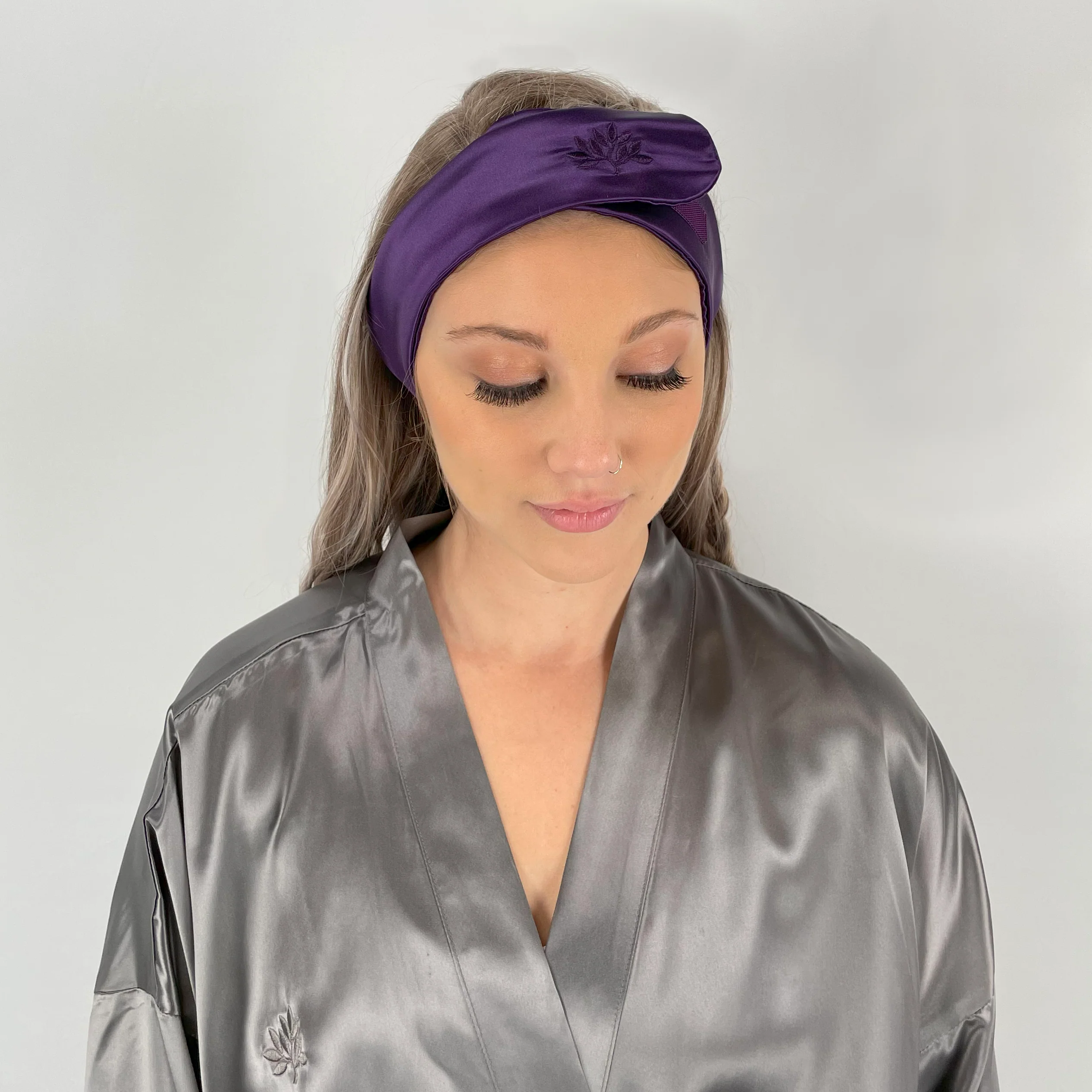 Silk Glam Band - Plum - Image 5