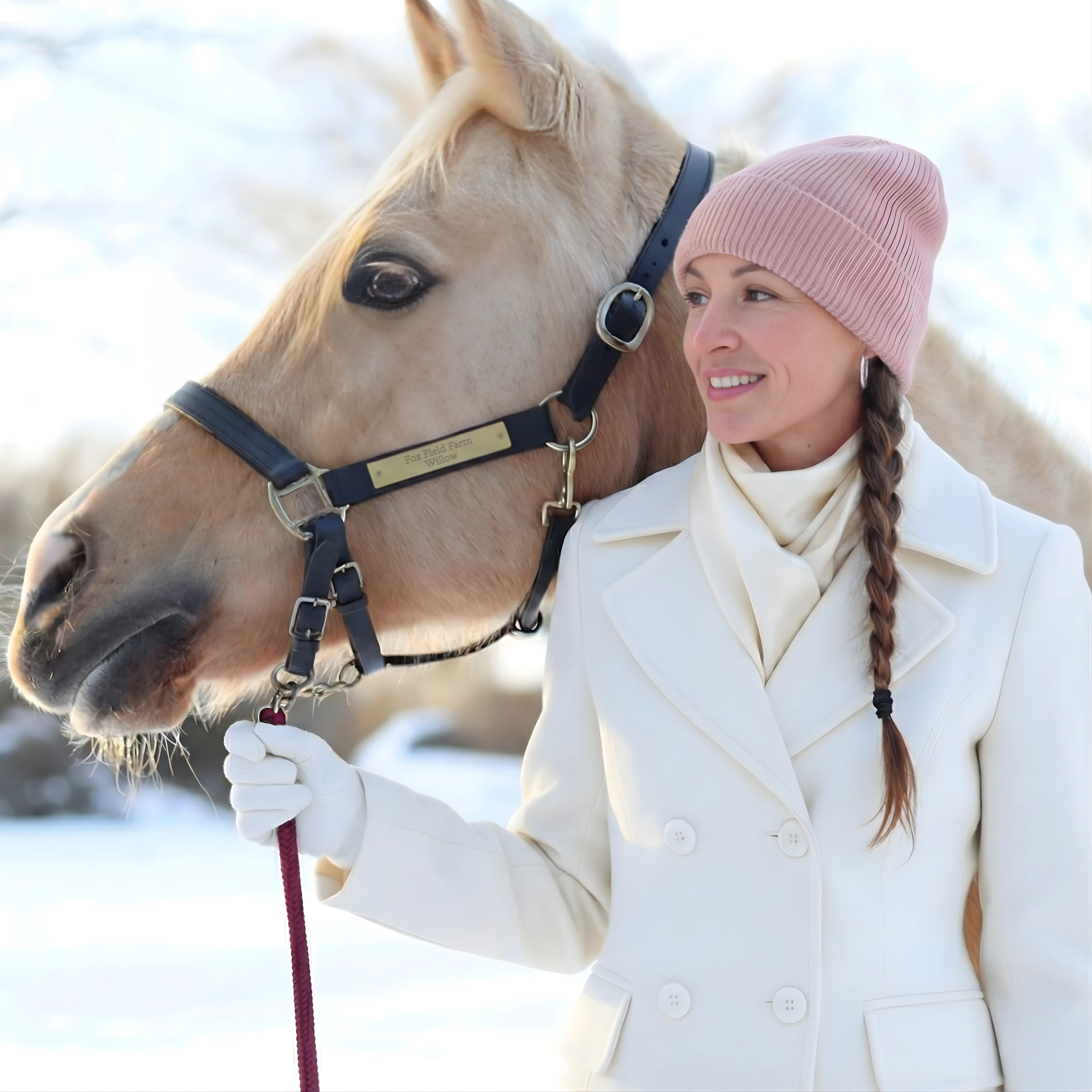 Silk-Lined Wool & Cashmere Beanie - Heather Pink
