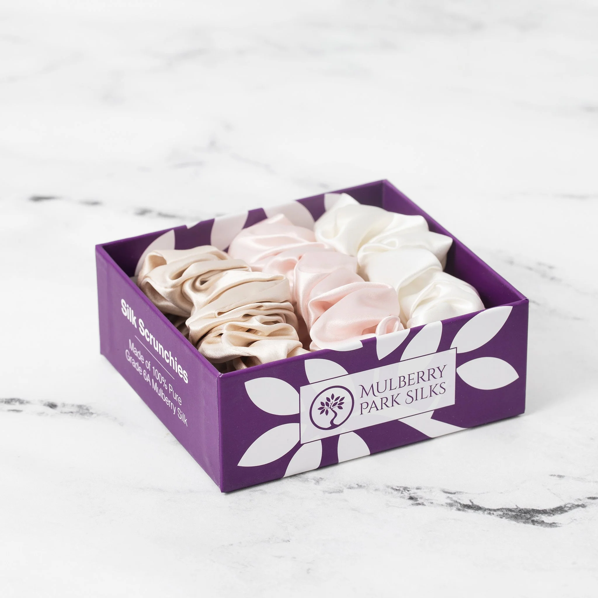 Silk Scrunchies - Ivory, Pink, Sand - Image 15