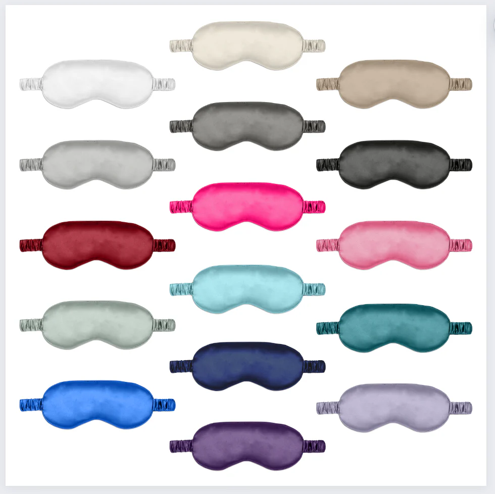 Silk Sleep Mask - Teal - Image 3